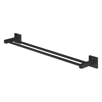 Grohe Start Cube QuickFix Handdoekhouder - 60cm - dubbel - matte black (mat zwart)