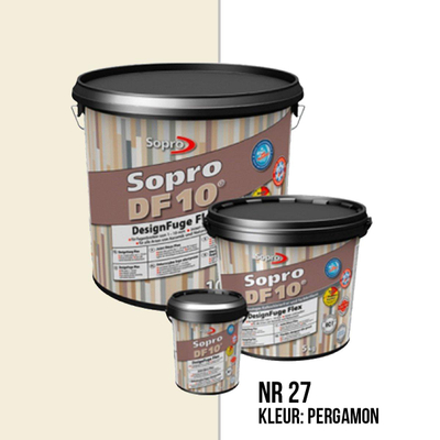 Sopro Mortier à joint pour carrelage de sol et mural Sopro DF 10 Flexible pergamon n° 27 1kg Beige