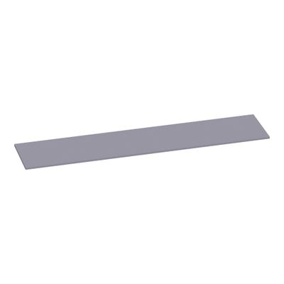 BRAUER Ocean Slim topblad - 220x46x2cm - mat grijs