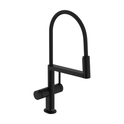 Hansgrohe Talis select keukenkraan powderspray 3jet m.zwart