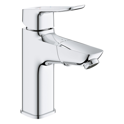 GROHE Dice wastafelkraan - m-size - met uittrekbare mousseur klikwaste - mat zwart