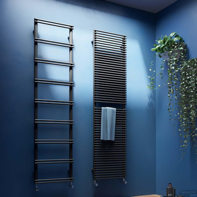 Instamat Emma Radiateur électrique 159,2x50cm Incl. consoles murales Noir mat