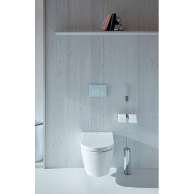 Duravit Starck T Borstelgarnituur - staand - 43x8cm - hoogglans chroom