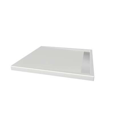 Xenz Easy Tray receveur de douche - 90x90x5cm - acrylique - sans cache-caniveau - blanc