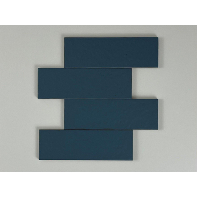 SAMPLE Terravito Nocino wandtegel - 6x18.6cm - Deep Blue mat (blauw)