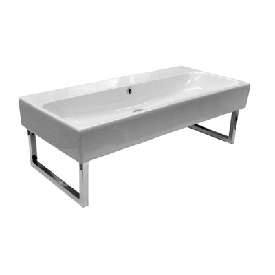 Sanicare Cadre de support lavabo 21x43cm 1 pièce acier Chrome