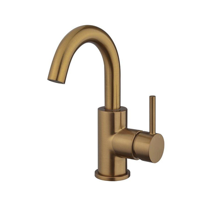 Wiesbaden Caral wastafelkraan met draaibare uitloop geborsteld brons koper PVD SHOWROOMMODEL