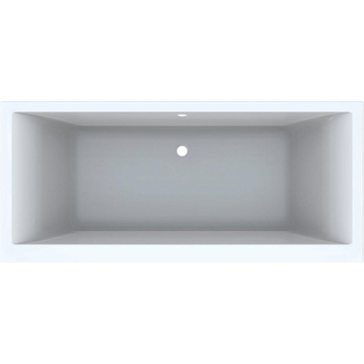 Geberit Renova Plan - kunststof duobad acryl rechthoekig - 180x80x42cm - glans wit