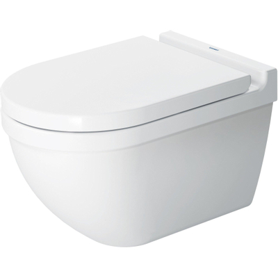 Duravit Starck 3 WC suspendu 54cm avec rebord de rinçage cuvette profonde blanc
