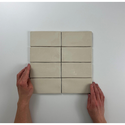 ÉCHANTILLON Terravito Galeno Carreau mural - 7.5x15cm - 8.5mm - Rectangle - Brun brillant