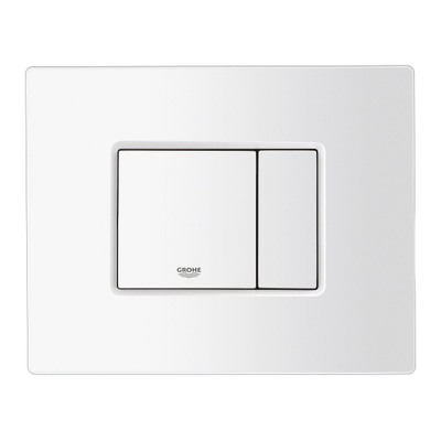 Grohe Even Bedieningsplaat - dualflush - 2-knops - alpine wit