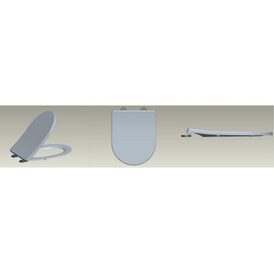 Wiesbaden Shade slim toiletzitting softclose en quick release glans wit OUTLETSTORE