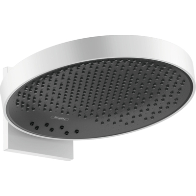 Hansgrohe Rainfinity powderrain douche de tête 360 3jet avec bras de douche 10 30° réglable verticalement 36cm blanc mat