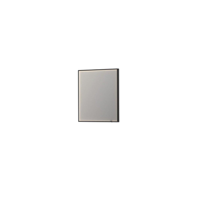 INK SP19 miroir – rectangle – 70 x 80 cm – LED indirecte – Noir mat