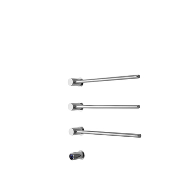 Rosani THREE Radiateur sèche-serviettes électrique - 52x54x13cm - 30watt - chrome