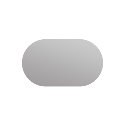 Arcqua Oval Miroir - 120x70cm - ovale - horizontal - backlight LED