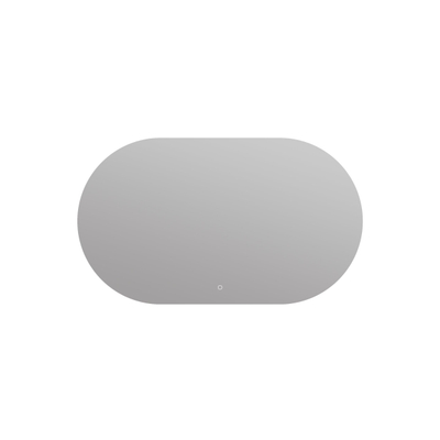 Arcqua Oval Spiegel - 120x70cm - ovaal - horizontaal - backlight LED