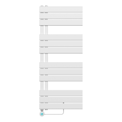 Belrad Radiateur sèche-serviettes électrique Raccordement gauche/Comb- Blanc 1200X500