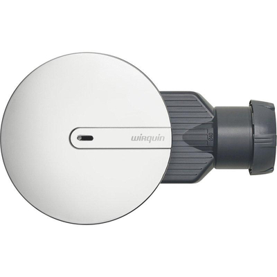 Wirquin Slim+ Douchebakafvoer - ondiep 40mm - met deksel in ABS - chroom