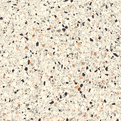 ÉCHANTILLON Terravito Damico Carreau de sol et de mur - 60x60cm - rectifié - terrazzo - mat Crème