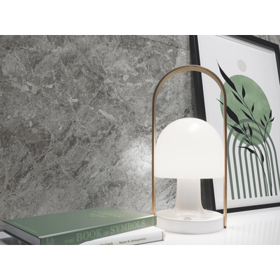 Baldocer Ceramica Canyon vloer- en wandtegel - 120x120cm - 9mm - natuursteen look - mat black (zwart)