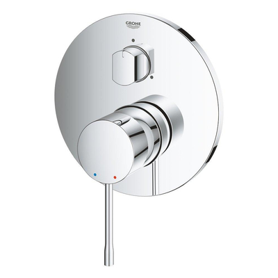 Grohe Essence New Mitigeur de douche encastré - 2 boutons - mitigeur avec inverseur 3 fonctions chrome
