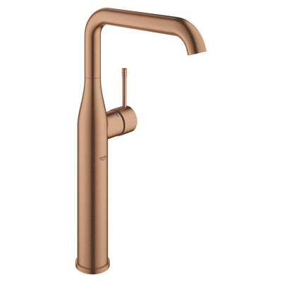 GROHE Essence Robinet de lavabo Sur pied - bec 17,9 cm - taille XL - bec haut orientable - corps lisse - brushed warm sunset