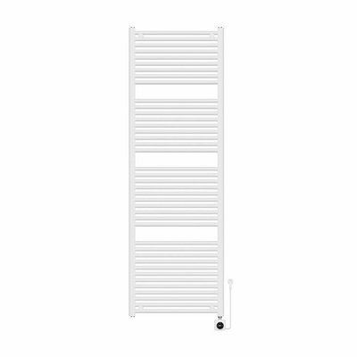 Wiesbaden Elara radiateur électrique Smart WiFi 181,7 x 60 cm blanc brillant