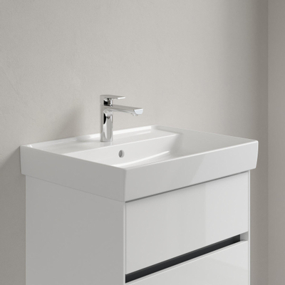 Villeroy & Boch Collaro wastafel - 60x47cm - met overloop - 1 kraangat - White Alpine (glans wit)
