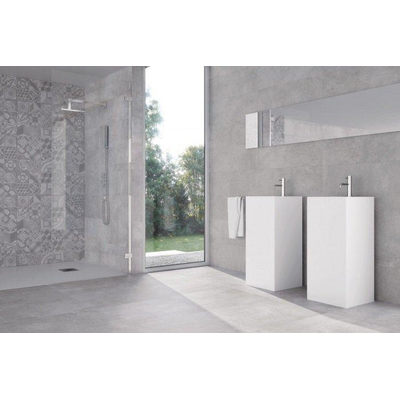 ÉCHANTILLON Cifre Cerámica Carreau mural Neutra Pearl Rectifié Aspect béton Mat Gris