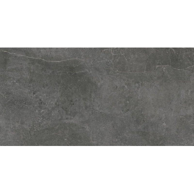 Terravito Arluna carreau mural et de sol - 60x120cm - 9.5mm - Rectangle - rectifié - Aspect marbre - Anthracite Mat