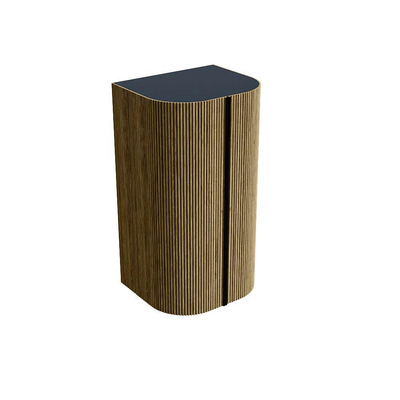 Mondiaz KURVE kolomkast - 80x45x37.5cm - 2 deuren - dusk