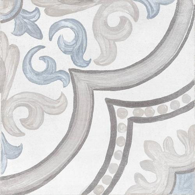 Cifre Adobe Decor Daiza White Carrelage sol 20x20cm Multi