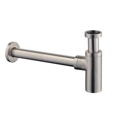 Wiesbaden UniMatch siphon de lavabo 5/4" x 32 mm acier brossé