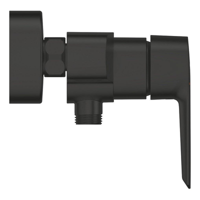 Grohe Start Douchekraan - zonder omstel - koppelingen - HOH=15cm - matte black (mat zwart)