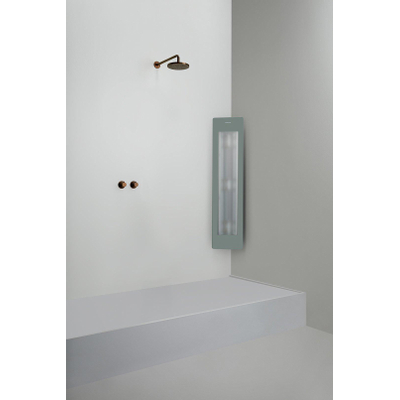 Sunshower Round Medium One infrarouge en saillie incl. kit d'installation angle 140x33x25cm Organic Grey