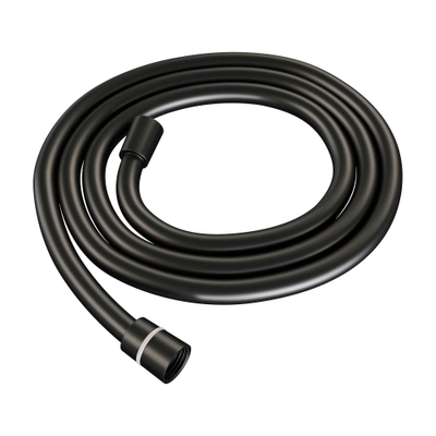 BRAUER Stripe Mitigeur thermostatique de baignoire - boutons-poussoirs - SET 03 - encastré - combinaison de remplissage de baignoire - douchette à main barre - flexible de douche - coude mural - noir mat
