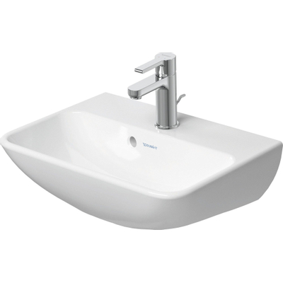 Duravit Starck Me lave-mains sans trou de robinet avec trop-plein 45x32cm blanc mat