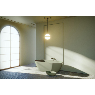 Riho Bilbao Baignoire îlot - 170x80cm - solid surface - Moss Green (vert)