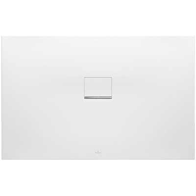 Villeroy & Boch Squaro infinity Receveur de douche 120x90x4x4cm quaryl rectangulaire blanc mat