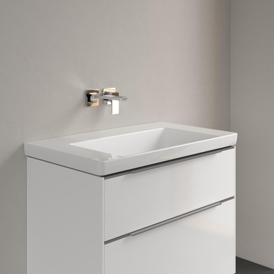 Villeroy & Boch Subway 3.0 meubelwastafel - zonder kraangat - zonder overloop - 80x47x16.5cm CeramicPluswit - White Alpine (glans wit)
