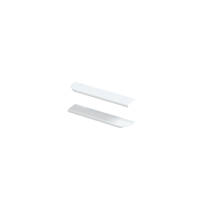 INK Poignée rapportée - 20cm - colonne haute - lot de 2 - blanc mat