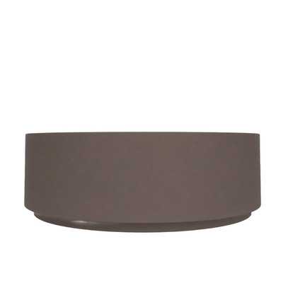 Arcqua Case Opbouw Waskom - rond - 40cm - mat mokka
