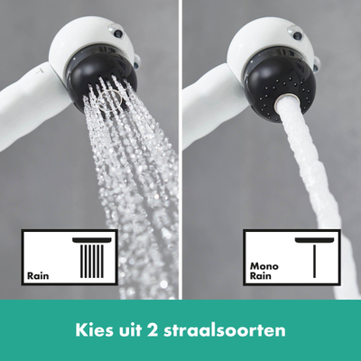 Hansgrohe Jocolino Handdouche - voor kinderen zebra - 2jet - wit