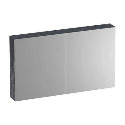 BRAUER Impress spiegelkast – 119x70x15 cm – 2 deuren, dubbelzijdige spiegeldeuren – Damascus