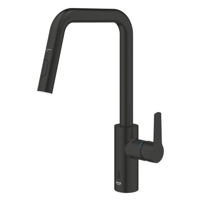 Grohe Start Keukenmengkraan - hoge uitloop - infrarood - mat zwart