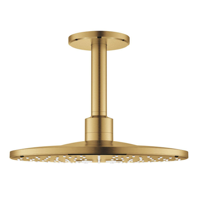 GROHE Rainshower SmartActive 310 Hoofddouche - 31cm - 2 straalsoorten - plafondarm 14.2cm - geborsteld cool sunrise