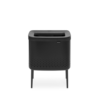 Brabantia Bo Hi Bac à linge - 60 litres - noir mat