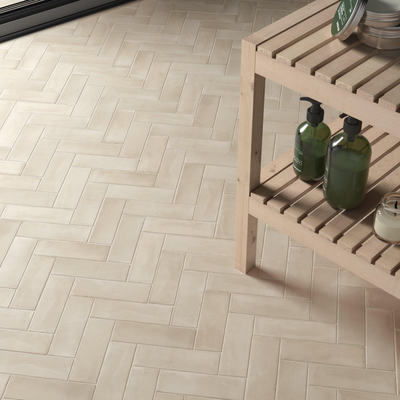 SAMPLE Terravito Ardeno Koko voor wand- en vloertegel - 150x50cm - 8mm - Crème