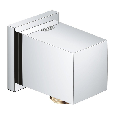 GROHE Euphoria Cube Coude mural filetage extérieur sécurité contre retour d'eau chrome